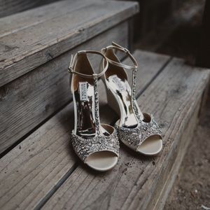 Gorgeous Badgley Mischka Wedges.